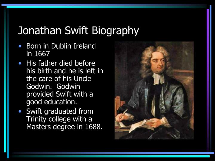 jonathan swift brief biography