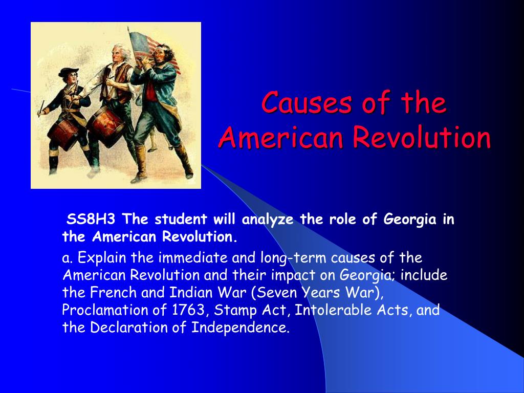 causes of american revolution