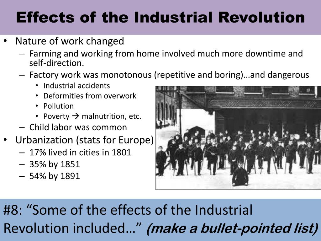effect of the industrial revolution