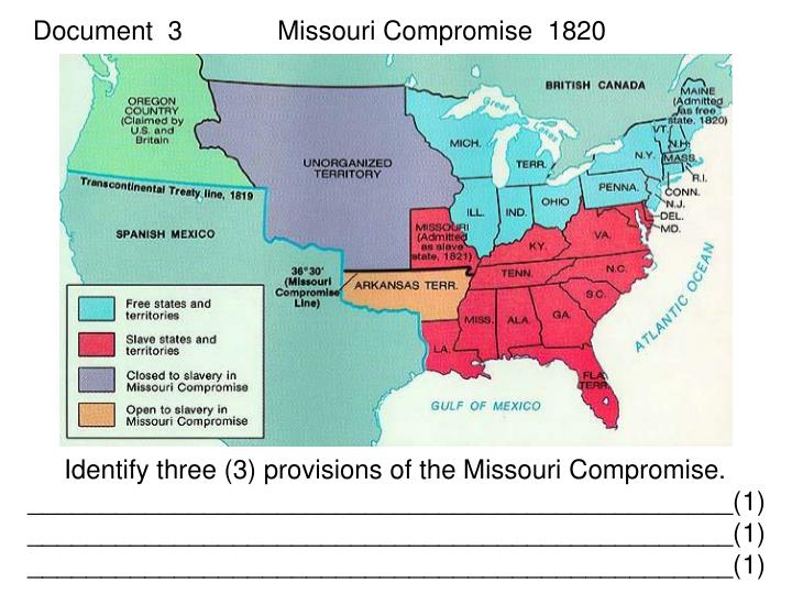 Essay On Missouri Compromise