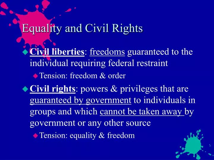 PPT - Equality and Civil Rights PowerPoint Presentation, free download ...