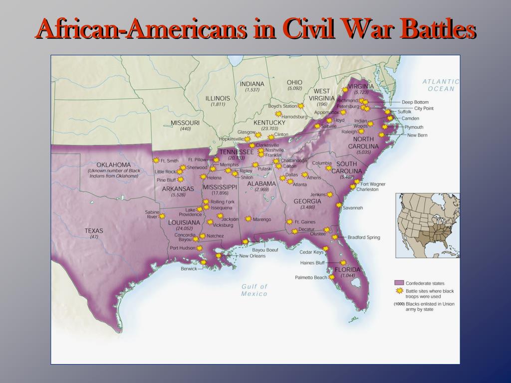 PPT - The Civil War (1861-1865) Through Maps & Charts PowerPoint ...
