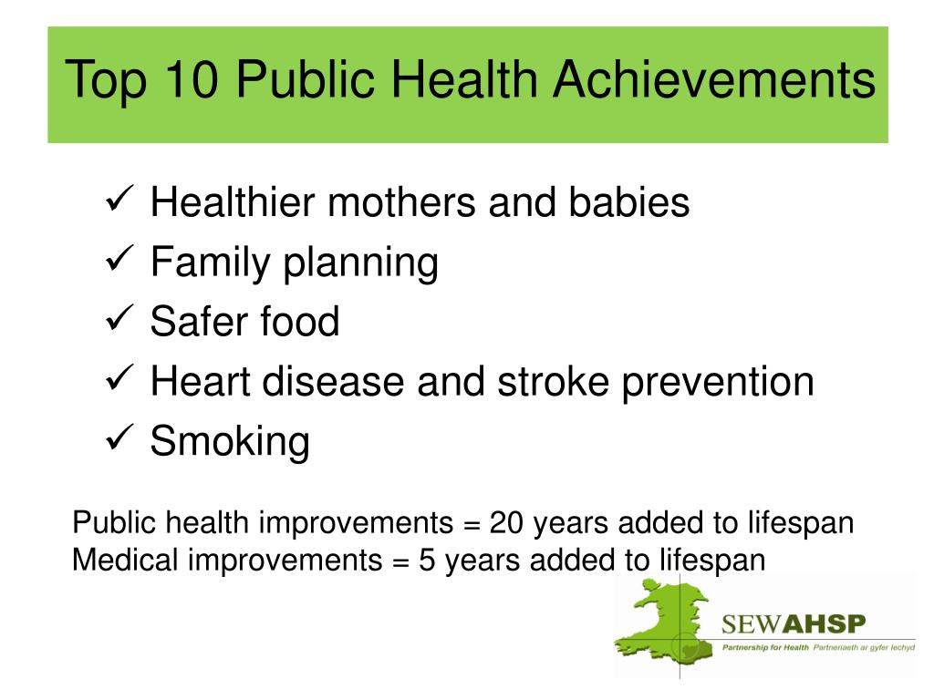 PPT - Moving upstream: SEWAHSP and Public Health PowerPoint Presentation -  ID:5842449