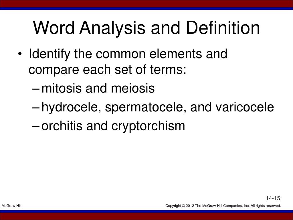 meaning of word analysis