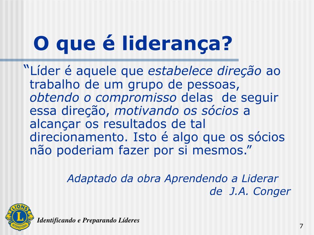 PPT - Identificando e Preparando Líderes PowerPoint Presentation, free ...