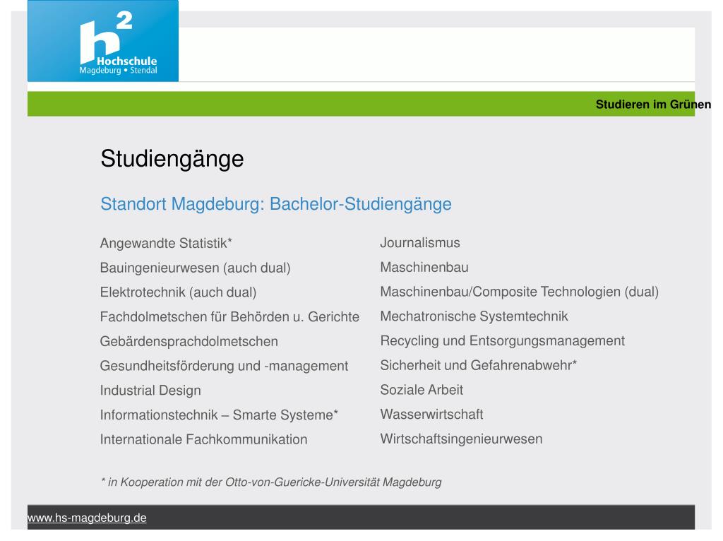 Ppt Hochschule Magdeburg Stendal Powerpoint Presentation Free Download Id