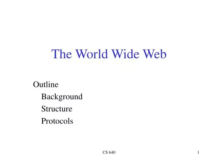 world wide web powerpoint presentation download