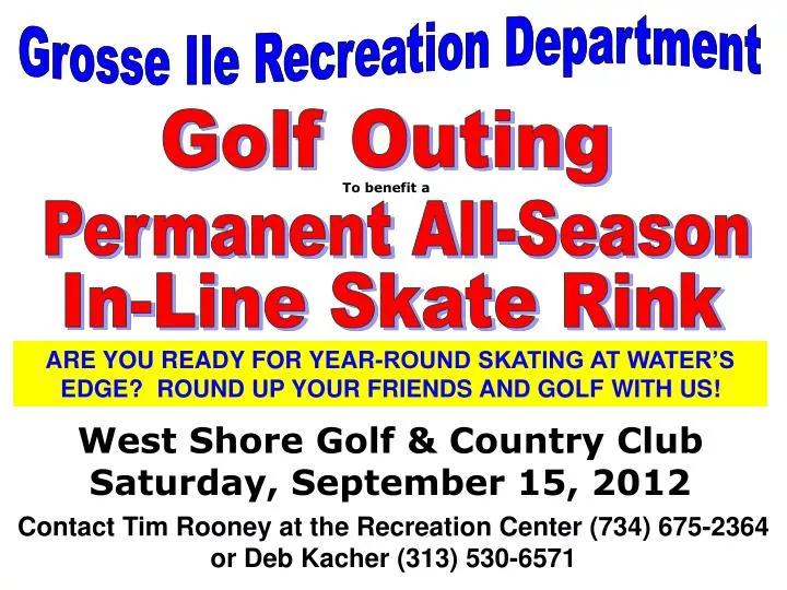 PPT Grosse Ile Recreation Department PowerPoint Presentation, free download ID5850085