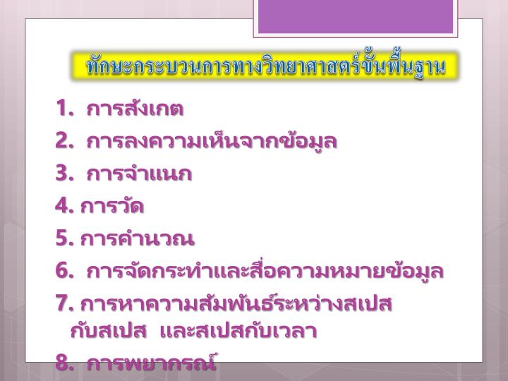 Image result for à¸—à¸±à¸à¸©à¸°à¸—à¸²à¸‡à¸§à¸´à¸—à¸¢à¸²à¸¨à¸²à¸ªà¸•à¸£à¹Œ