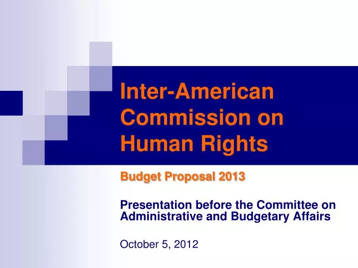 PPT - Inter-American Commission on Human Rights PowerPoint Presentation ...