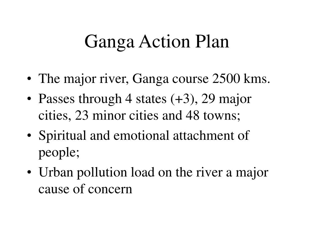 ganga action plan case study ppt