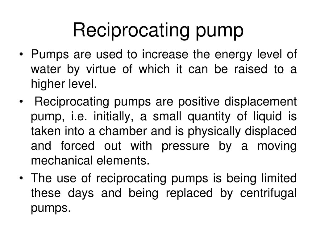 PPT - Reciprocating pump PowerPoint Presentation, free download - ID:5856613