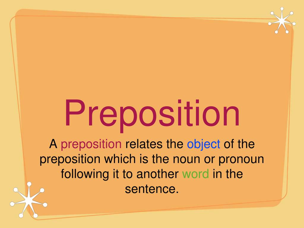 powerpoint presentation about preposition