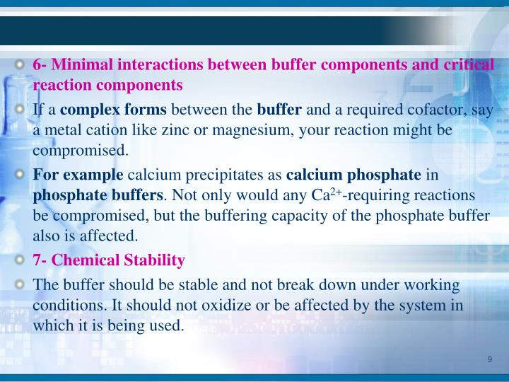 PPT Buffers of Biological & Clinical Significance PowerPoint