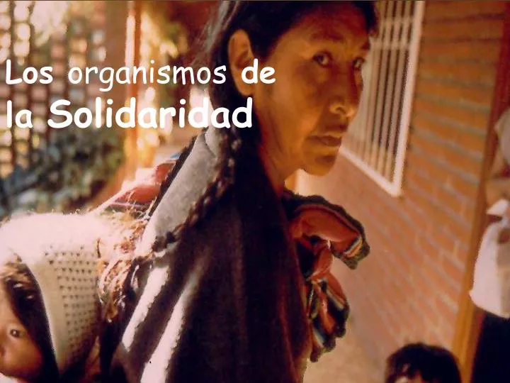 Ppt Los Organismos De La Solidaridad Powerpoint Presentation Free