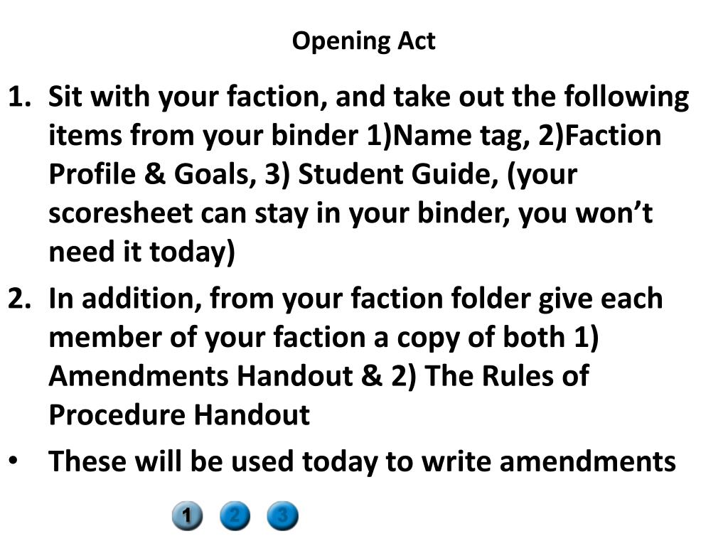 PPT Opening Act PowerPoint Presentation, free download ID5858016
