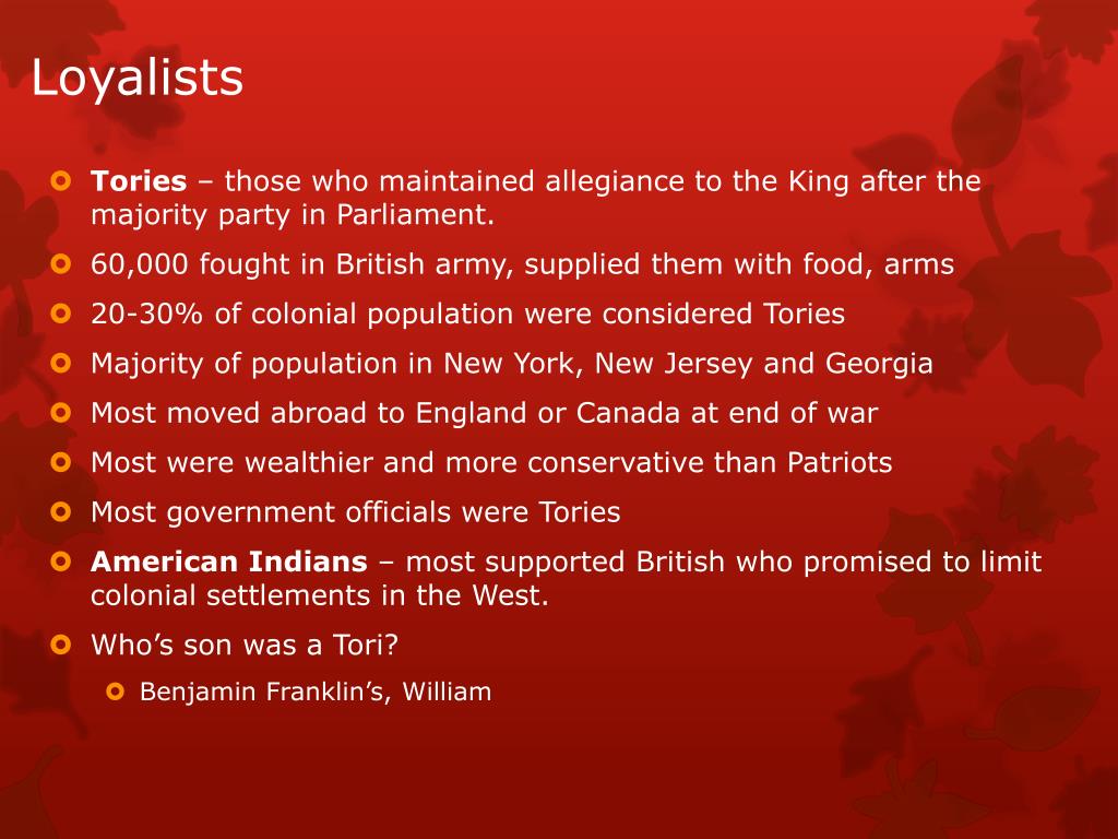 PPT - The American Revolution & Confederation PowerPoint Presentation ...