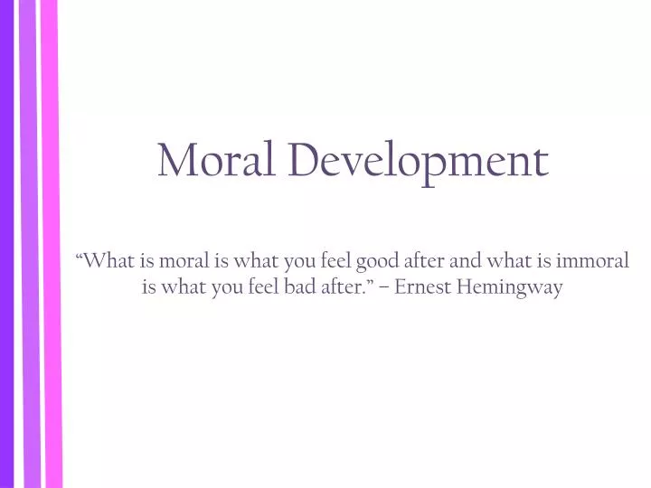 What Does It Mean To Have Morals