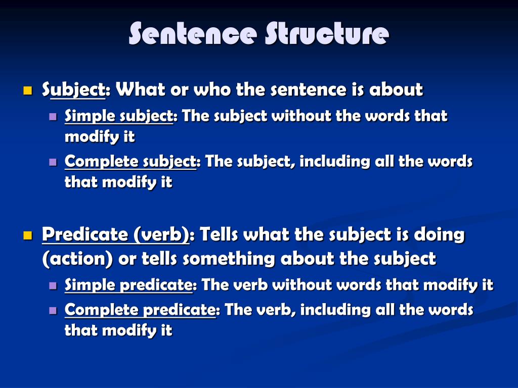 Simple subject. Subject of the sentence. The sentence without the subject. Secondary Parts of the sentence is. Sentence structure.