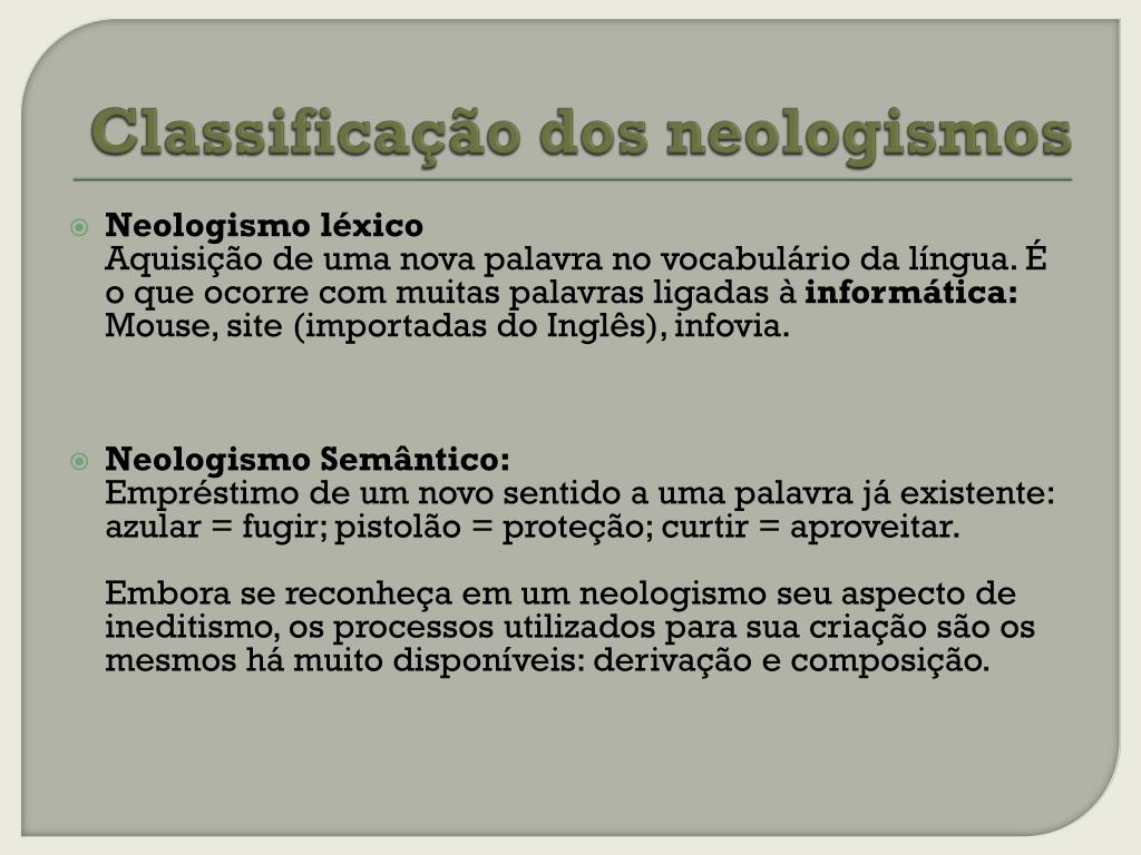 Ppt Neologismo Powerpoint Presentation Free Download Id5862516 8887