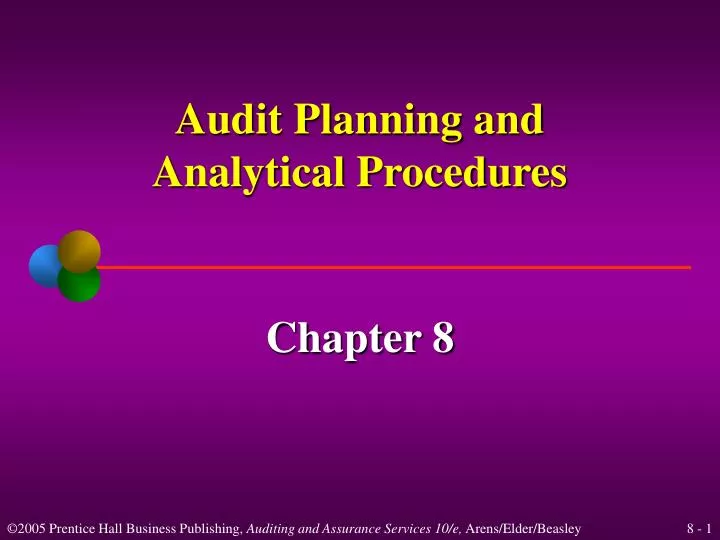 audit planning and analytical procedures n.