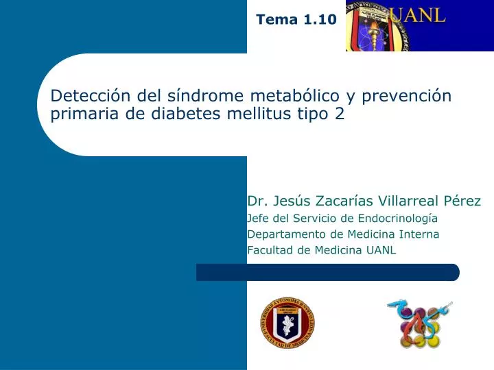 ppt de prevención de diabetes mellitus