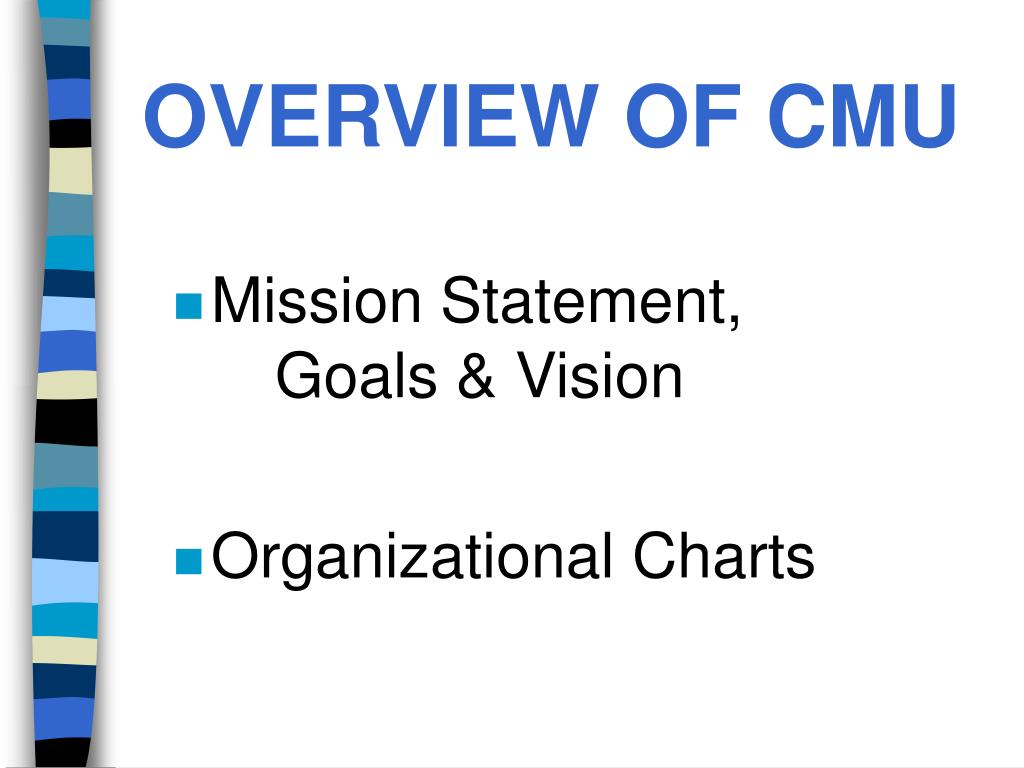 Cmu Organizational Chart