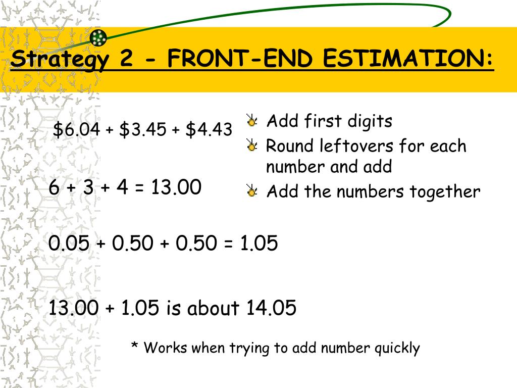 PPT Estimation Strategies PowerPoint Presentation Free Download ID PPT Estimation Strategies PowerPoint Presentation Free Download ID
