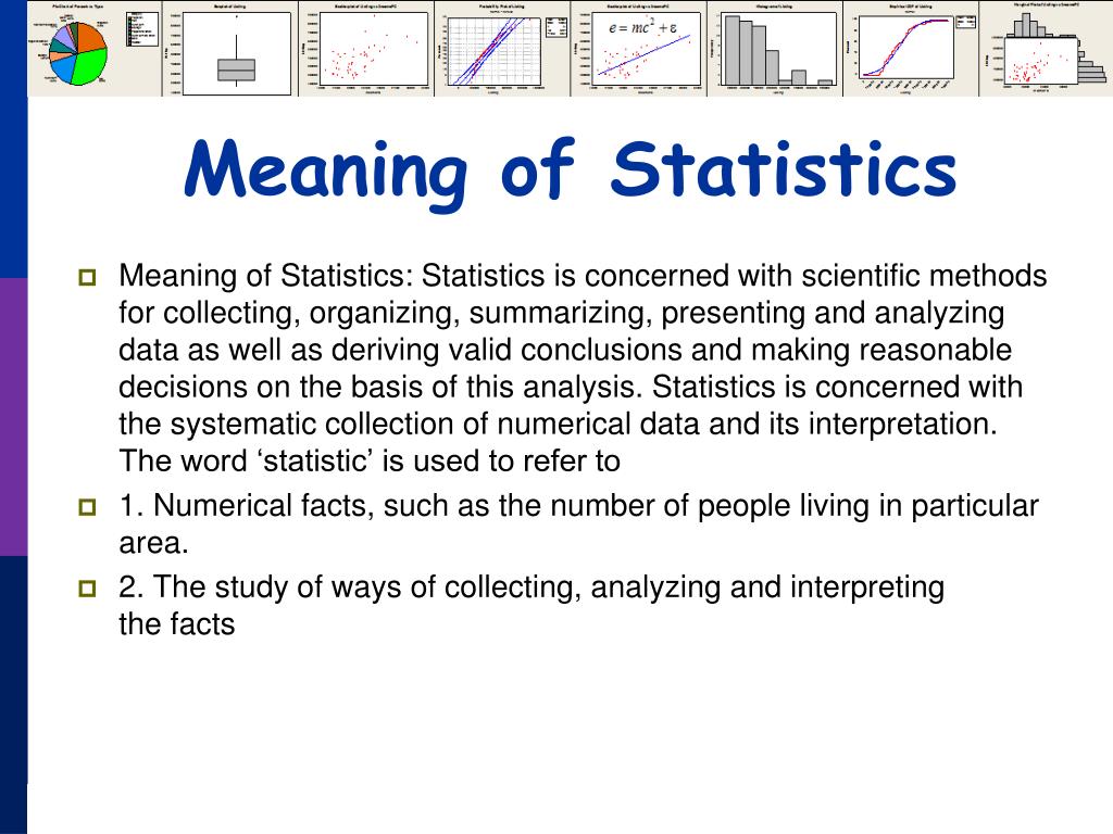 textual presentation in statistics meaning