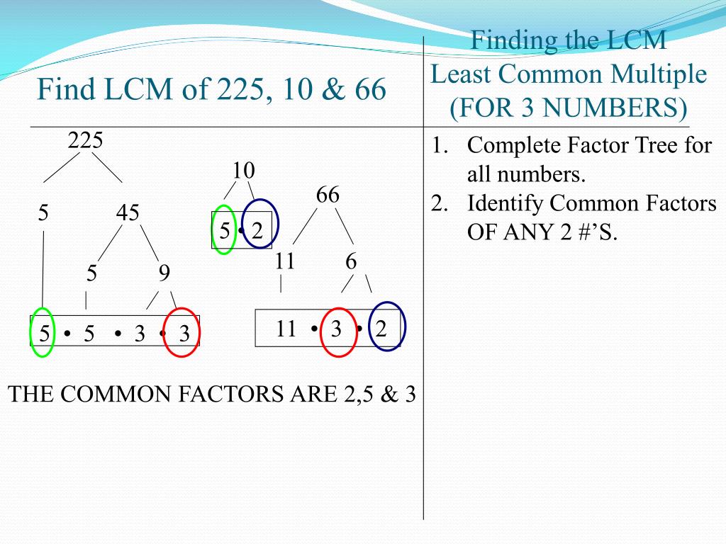 How To Find Lcm Prime Factorization - Haiper