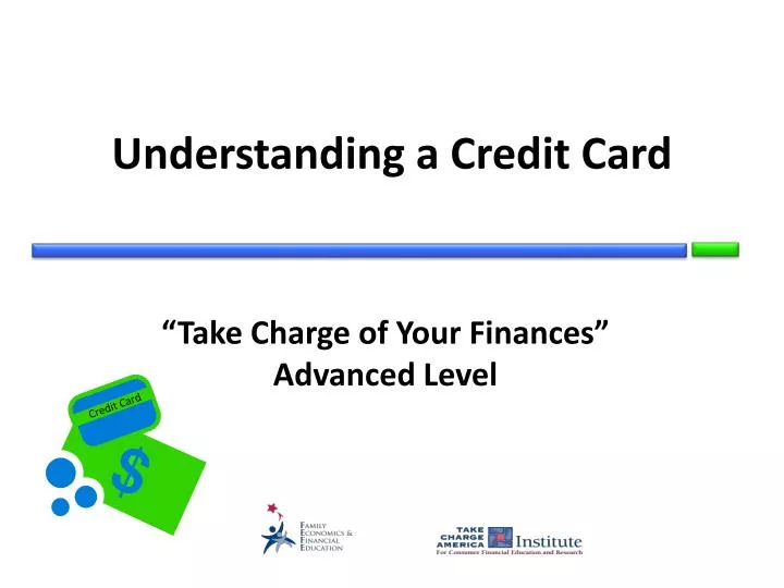 understanding a credit card n.