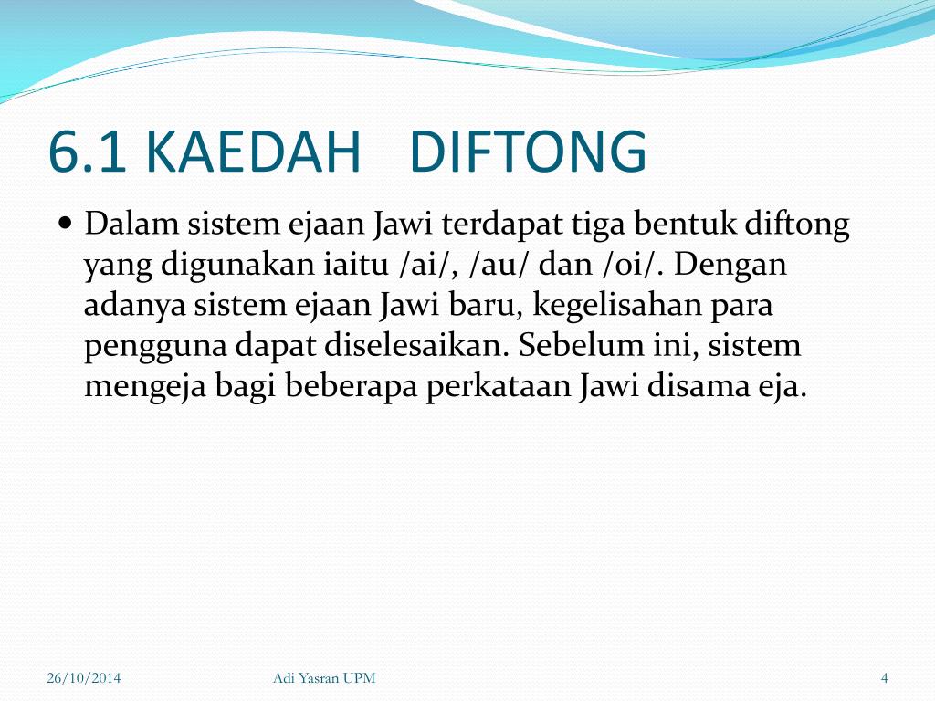 PPT BBM3402 SISTEM TULISAN JAWI PowerPoint Presentation 