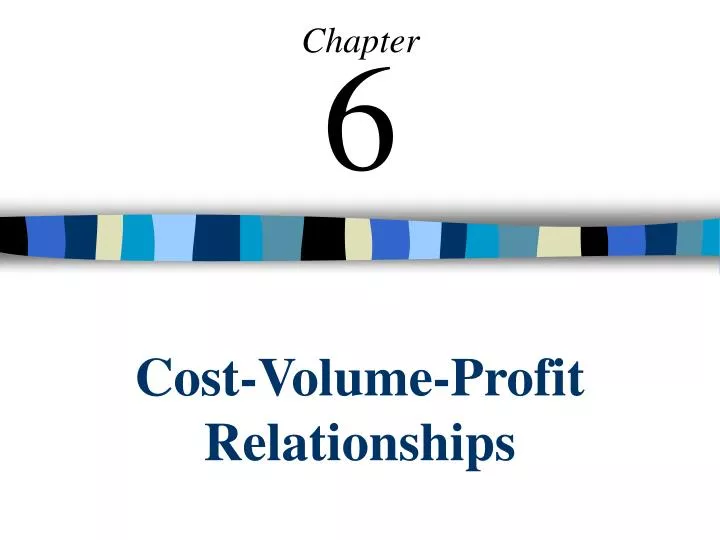 cost volume profit relationships n.