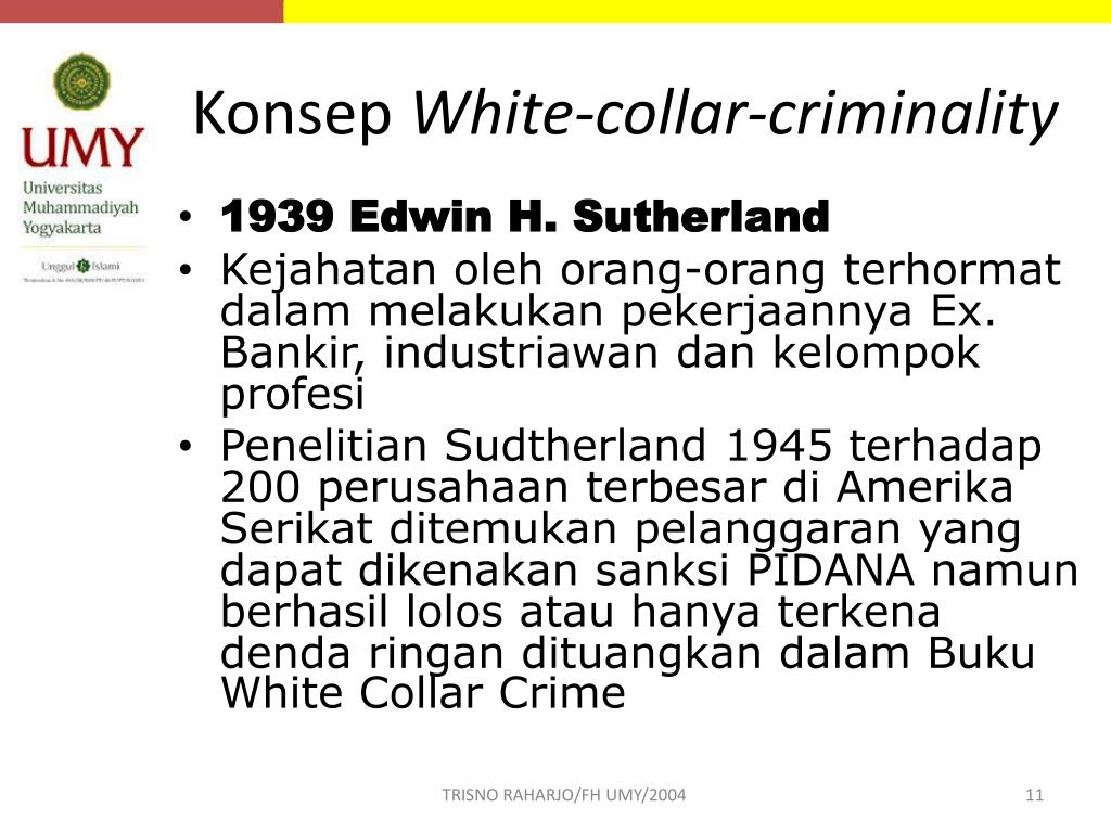 PPT - KORUPSI SEBAGAI WHITE COLLAR CRIME PowerPoint ...