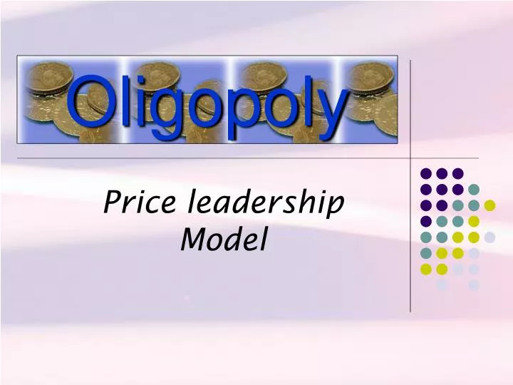 PPT Price leadership Model PowerPoint Presentation, free download