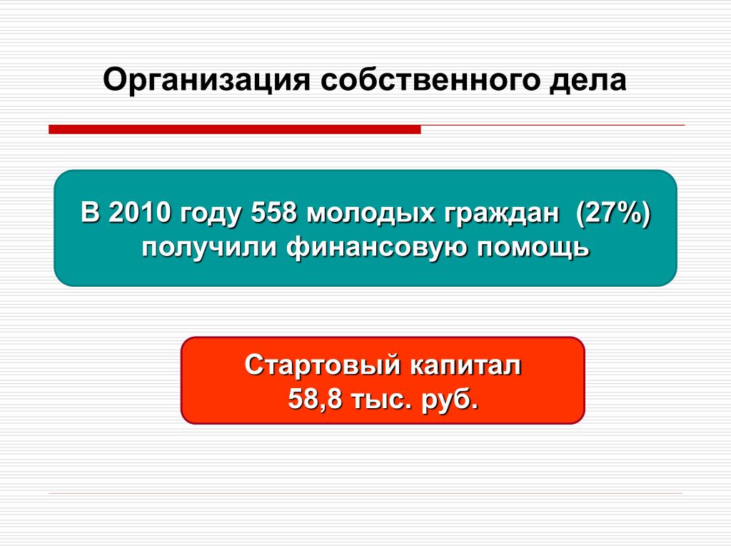 Организация собственного дела. Булатович презентация.