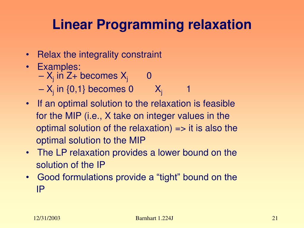PPT - INTEGER PROGRAMMING PowerPoint Presentation, free download - ID ...