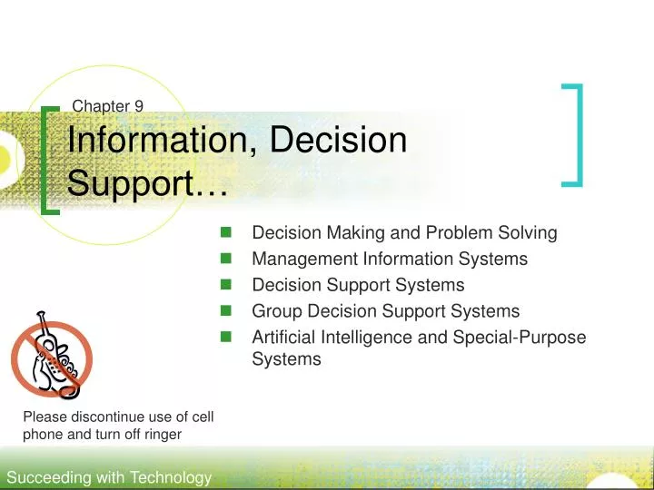 PPT Information Decision Support PowerPoint Presentation Free