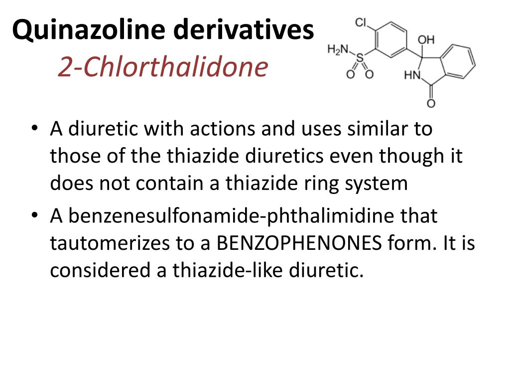 can thiazide diuretics cause dehydration