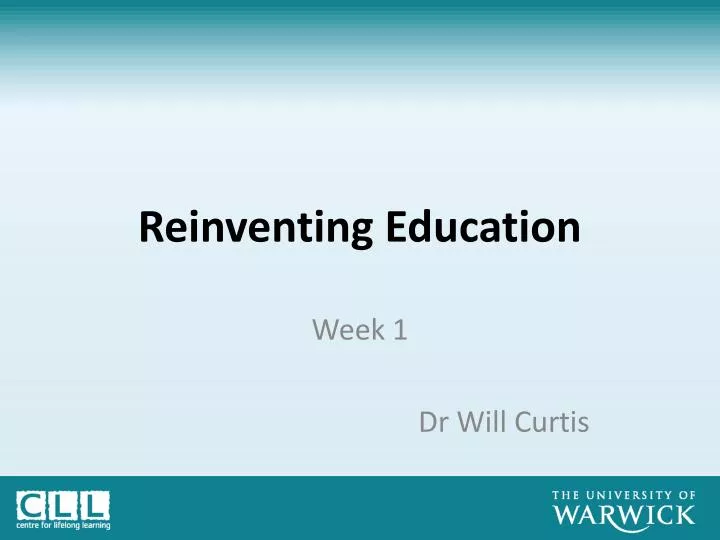 reinventing education n.