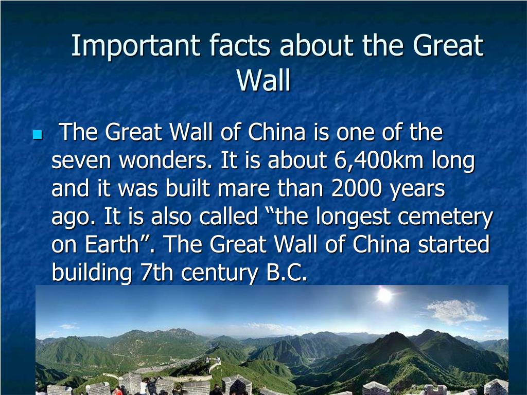 Fun facts about the Great Wall of China