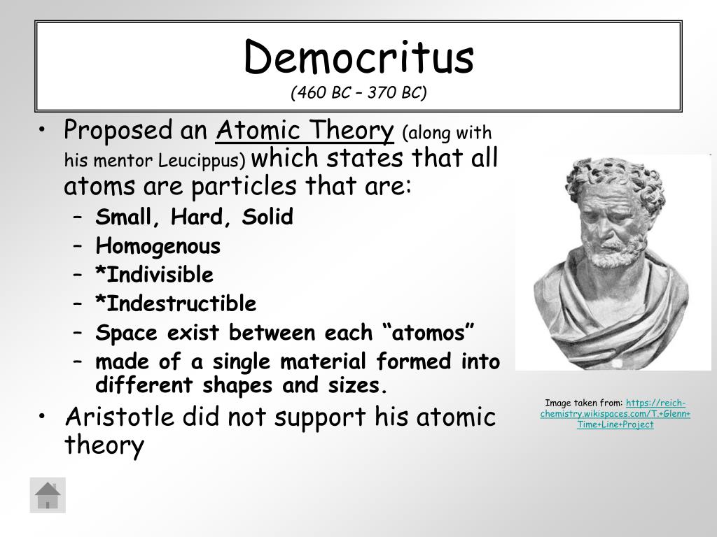 democritus contribution to atomic theory