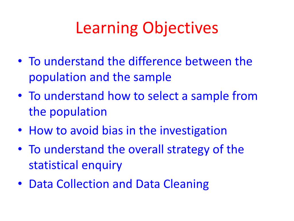 PPT - Learning Objectives PowerPoint Presentation, free download