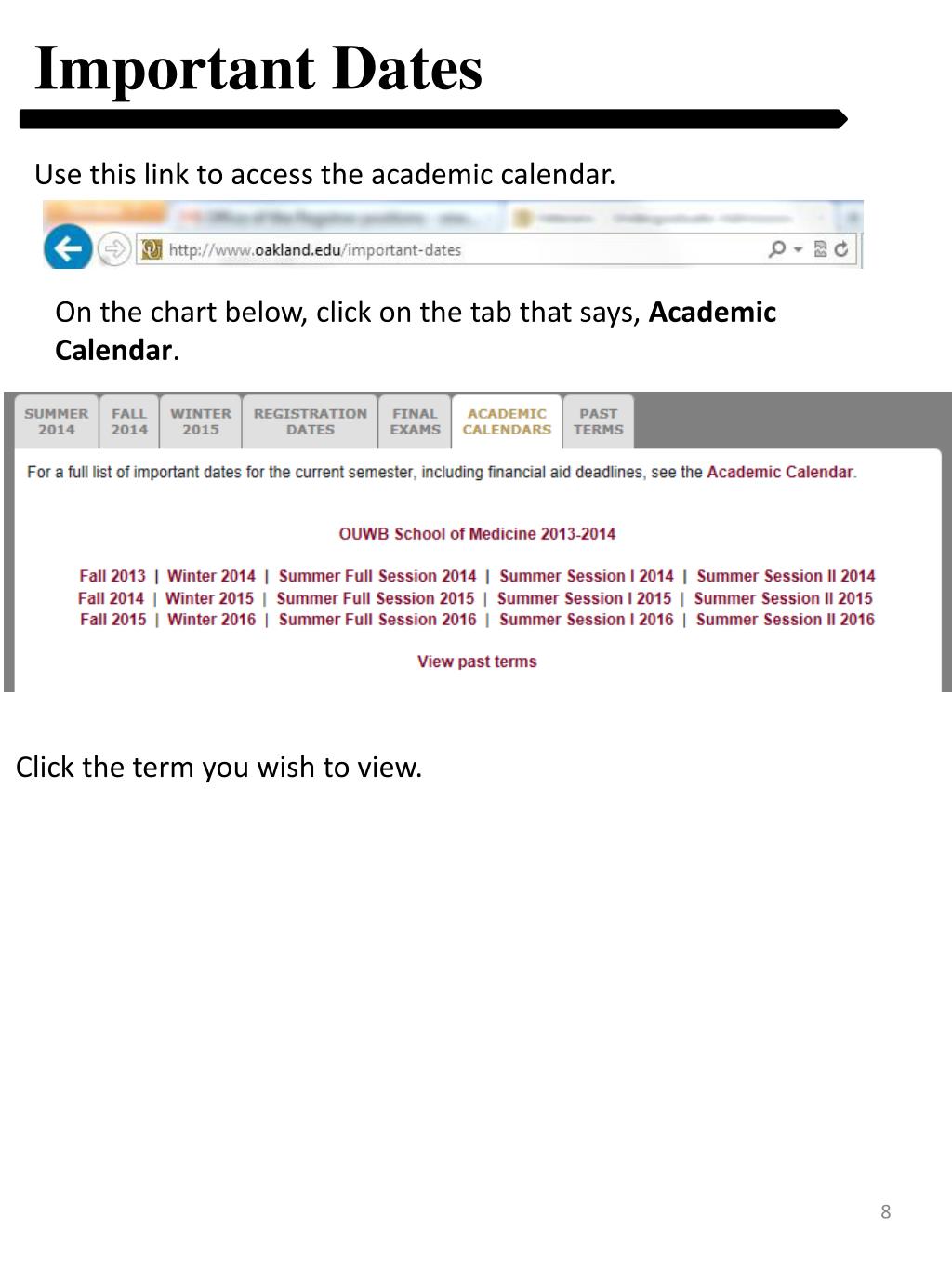 Ppt Oakland University Powerpoint Presentation Free Download