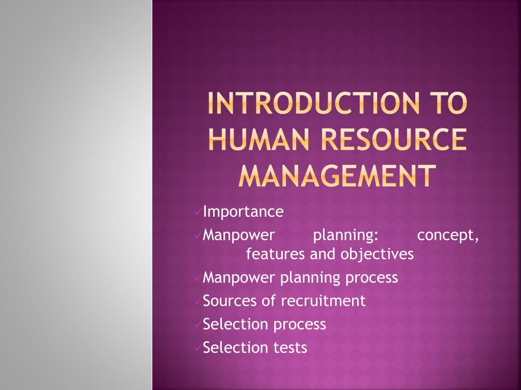presentation topics related to human resource management