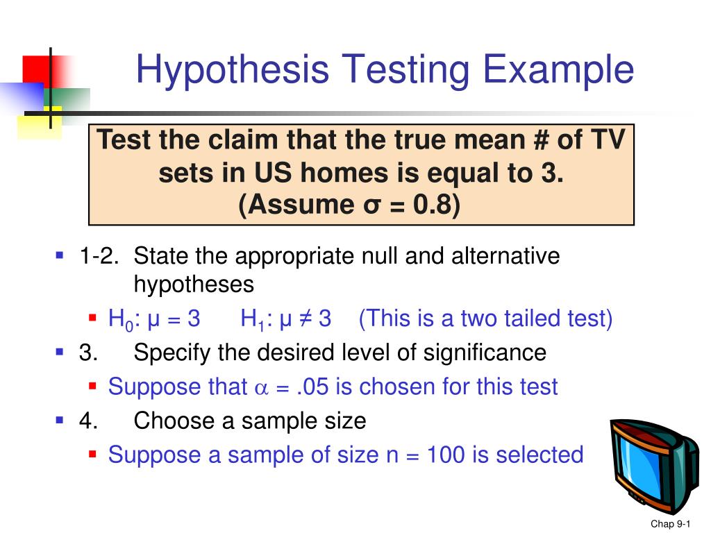 definition of hypothesis testing in research