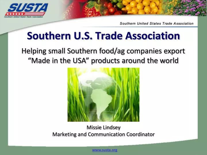 PPT Southern U.S. Trade Association PowerPoint Presentation, free