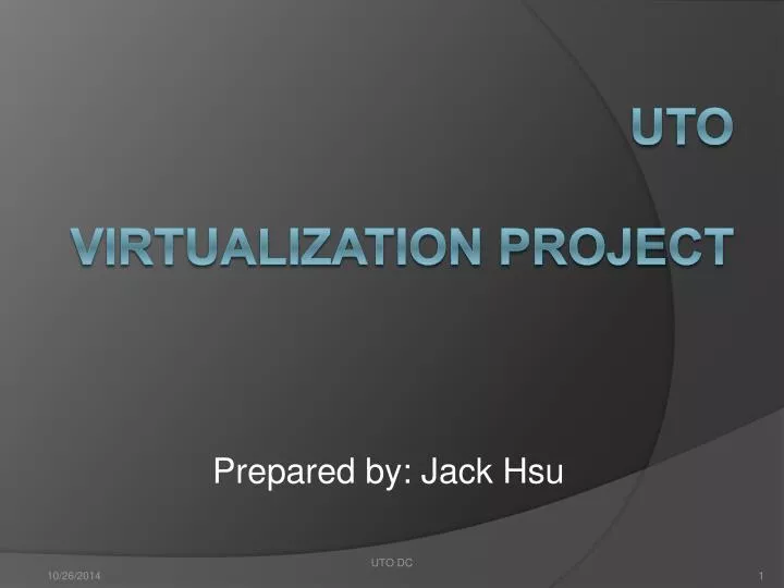 uto virtualization project n.