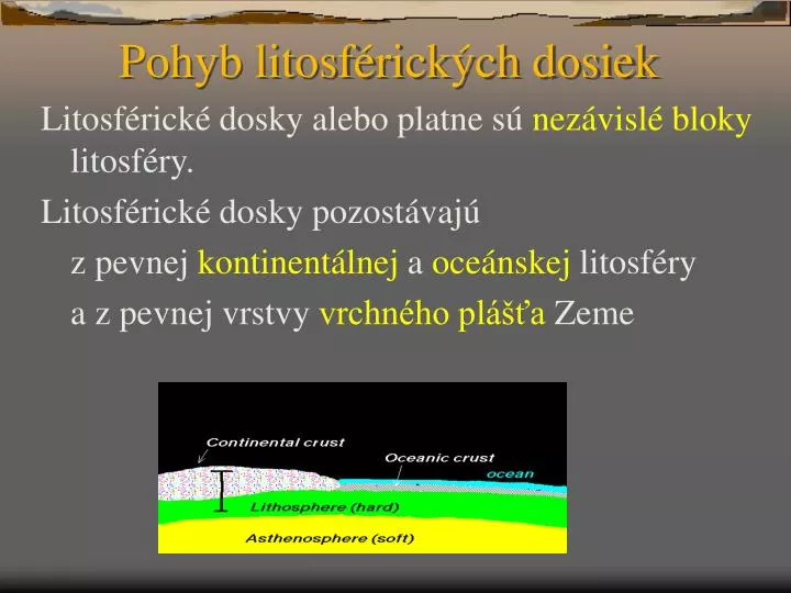 PPT - Pohyb litosférických dosiek PowerPoint Presentation, free download -  ID:5887908