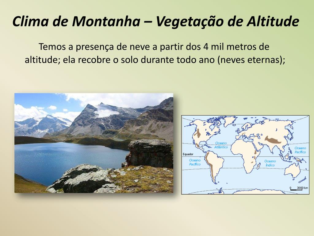 Os tipos climáticos e as paisagens vegetais. - ppt carregar